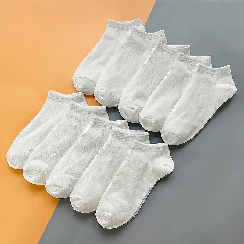 10 Pairs Non Slip Athletic Ankle Socks for Women Men