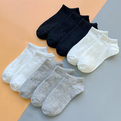 10 Pairs Non Slip Athletic Ankle Socks for Women Men