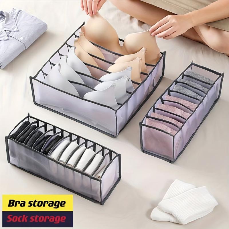 Underwear Storage Boxes Divider Drawer Underwear Organiser