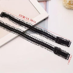 Floral Lace Non-slip Adjustable Underwear Straps