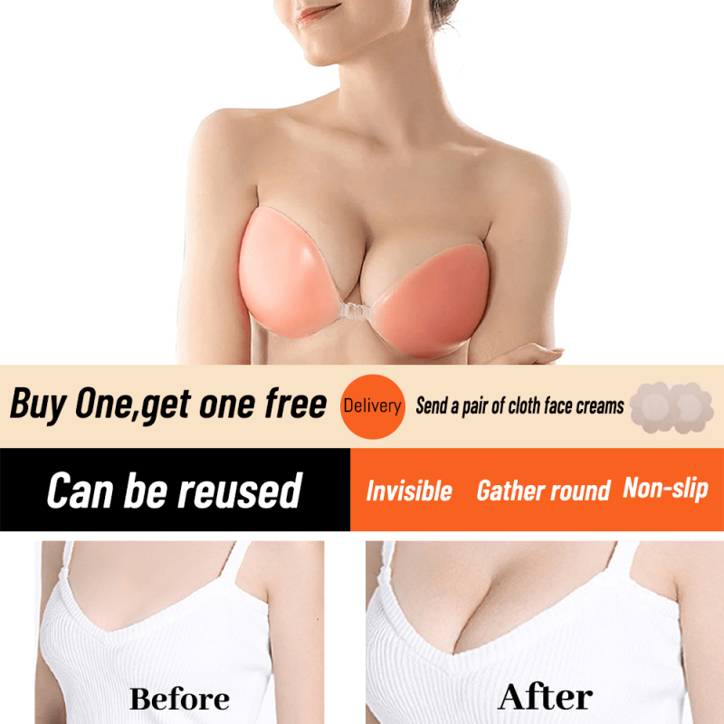 Invisible Self Adhesive Lift Bra Push Up Silicone Bra