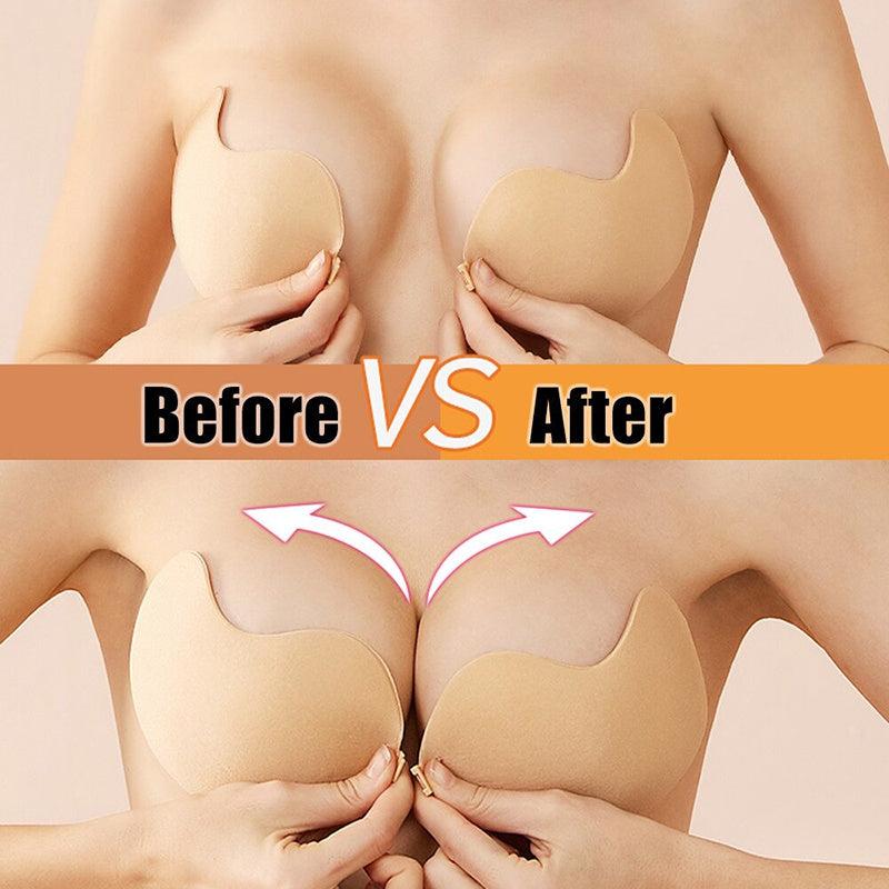 Invisible Stick On Lifting Bra Mango Shaped Strapless Self Adhesive Seamless Bra