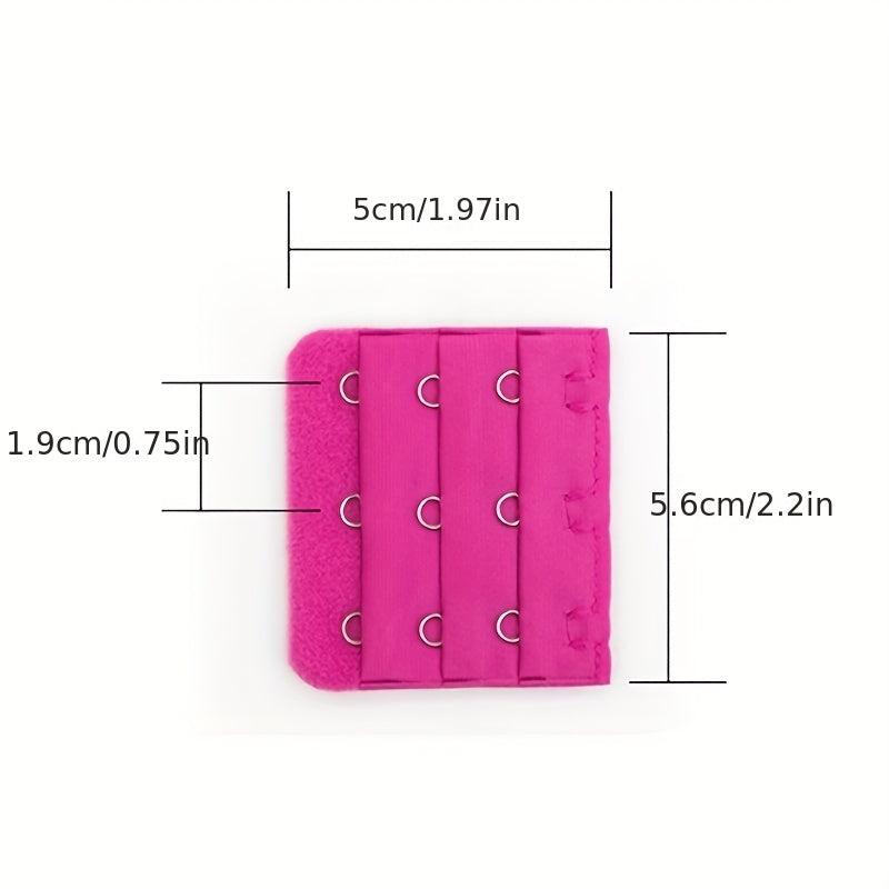 2pcs 3 Hooks Bra Extenders Comfortable Adjustable Bra Band Women's Lingerie