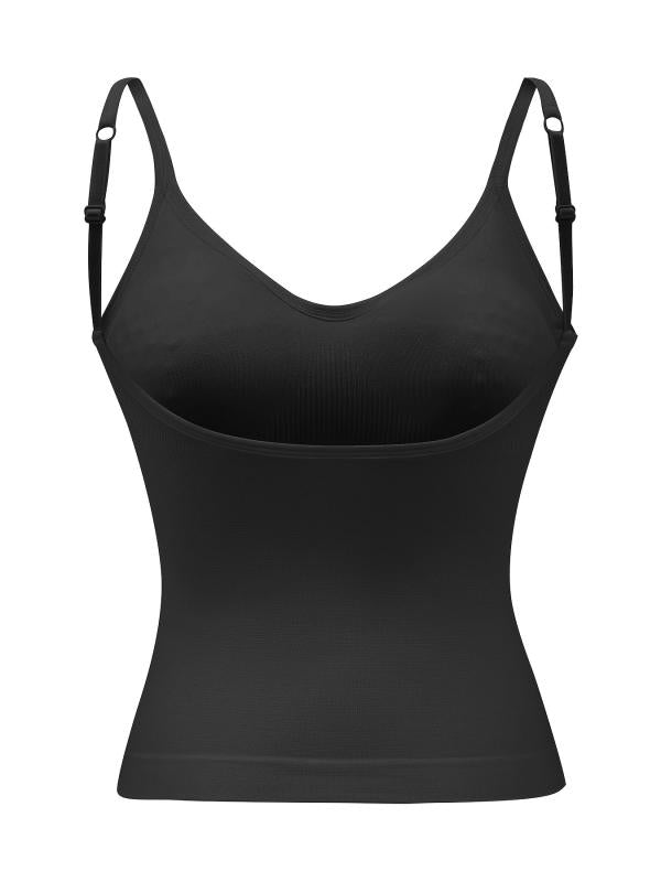 Seamless Camisole Bras Comfort Tank Tops Adjustable Straps Extra Chest Pads