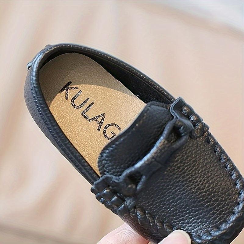 Boys Slip On Loafer Shoes Lightweight Comfortable Flat Shoes