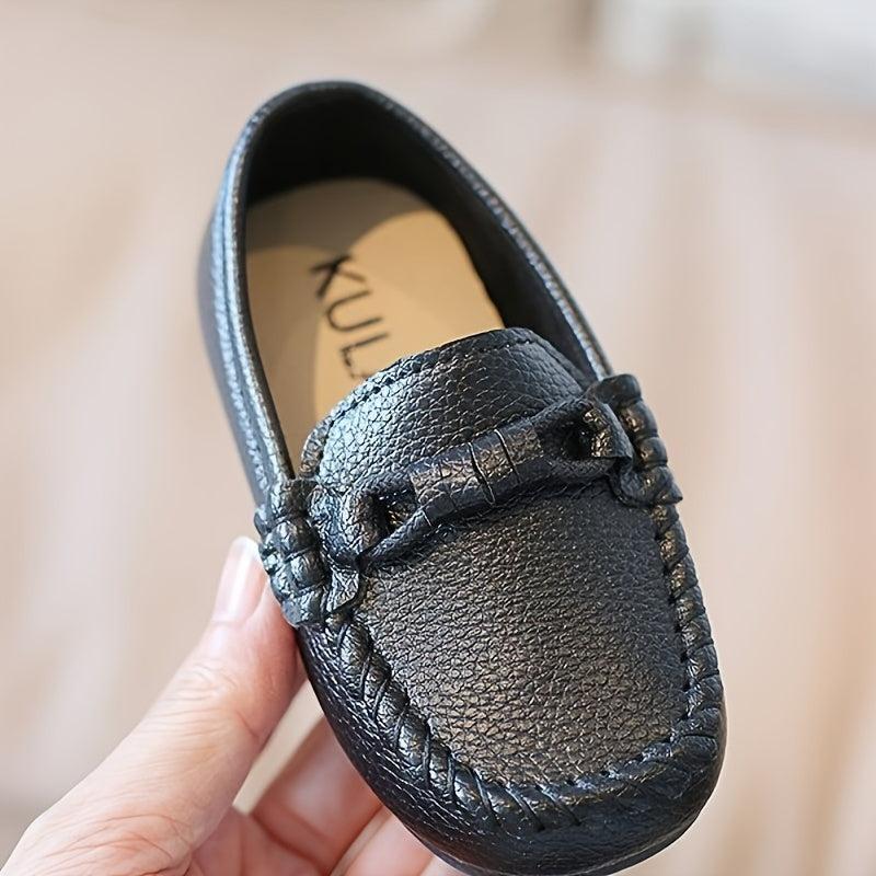 Boys Slip On Loafer Shoes Lightweight Comfortable Flat Shoes