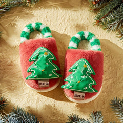 Cartoon Tree Plush House Slippers for Boys and Girls