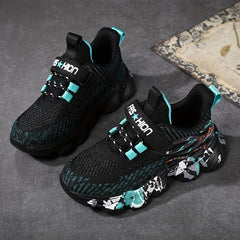 Breathable Woven Sneakers For Boys Kids Teenager Lightweight