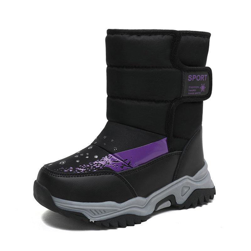 Cozy Snow Boots for Girls with Fleece Lining