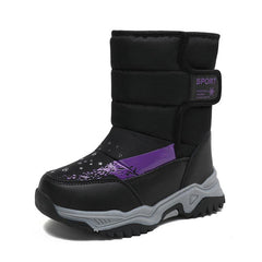 Cozy Snow Boots for Girls with Fleece Lining