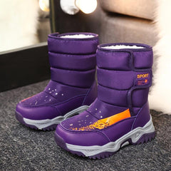 Cozy Snow Boots for Girls with Fleece Lining