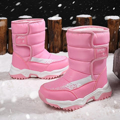 Cozy Snow Boots for Girls with Fleece Lining