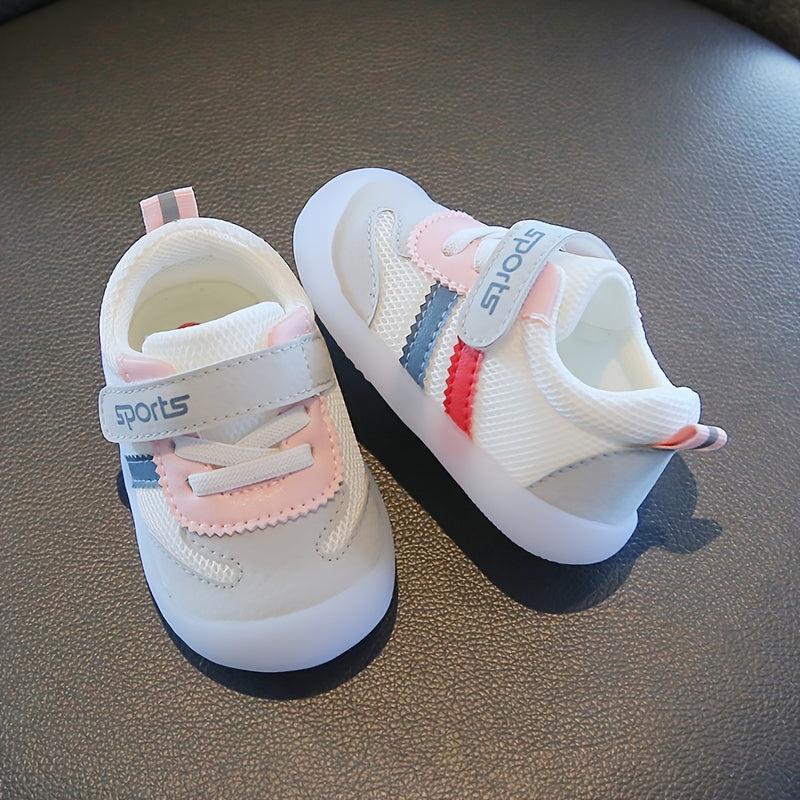 Baby Girls Lightweight Non Slip Sneakers for Indoor and Outdoor Walking