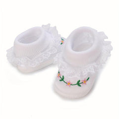Flower Sneakers for Baby Girls Lightweight Non Slip Shoes Spring Autumn