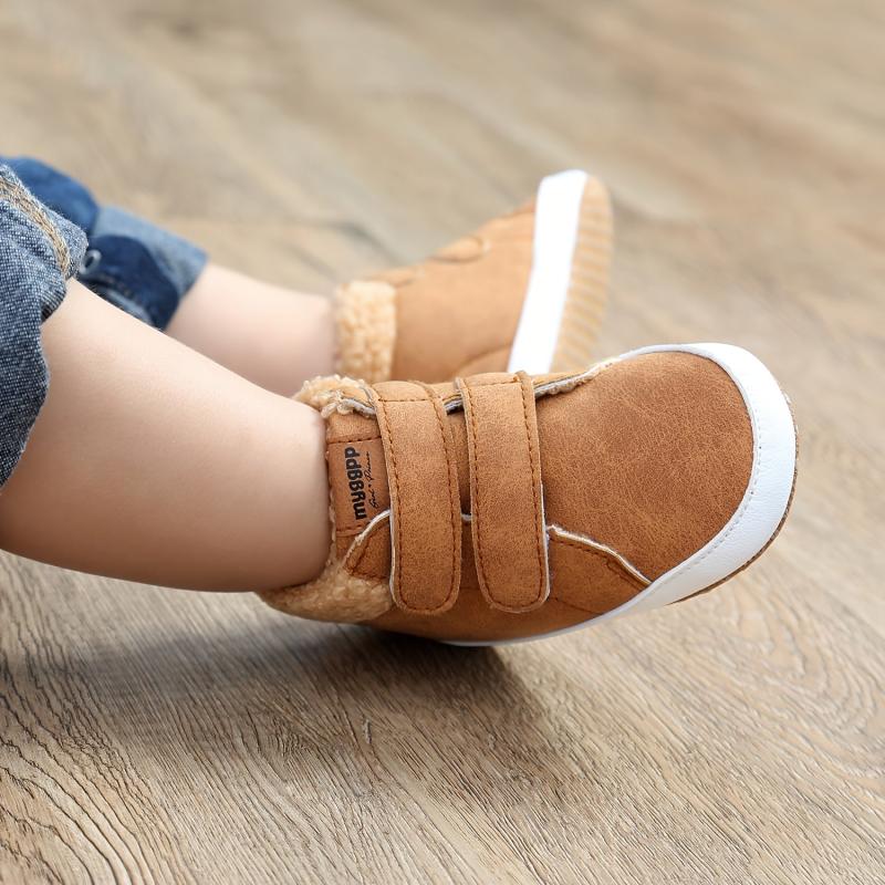 Soft & Warm Baby Boys Boots Plus Fleece Lined for Indoor/Outdoor Walking