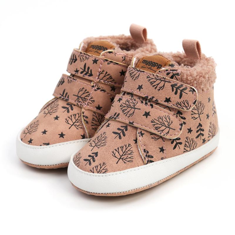 Soft & Warm Baby Boys Boots Plus Fleece Lined for Indoor/Outdoor Walking