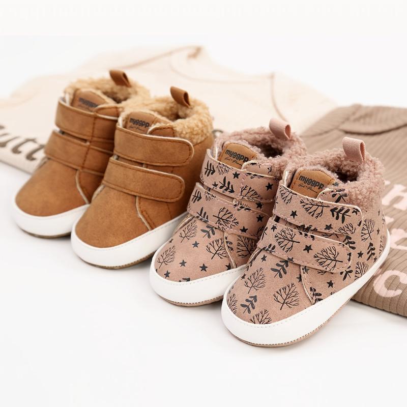 Soft & Warm Baby Boys Boots Plus Fleece Lined for Indoor/Outdoor Walking