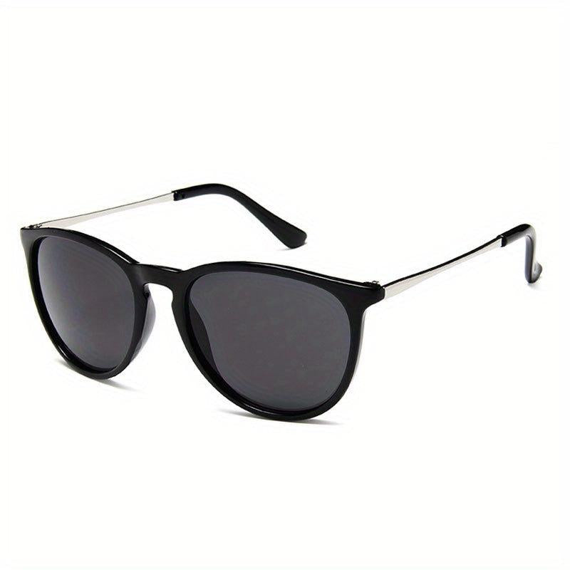 Vintage Round Mirrored Lens Sunglasses for Women Men