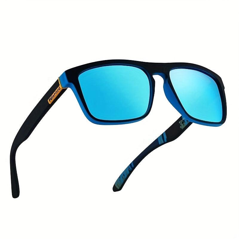 Square Vintage Polarized Sunglasses for Men Retro Driving Fishing