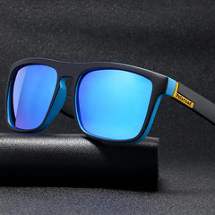 Square Vintage Polarized Sunglasses for Men Retro Driving Fishing