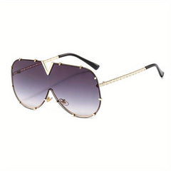 Big Frame Oval Sunglasses Retro Sun Glasses For Men Top Mirror Eyewear