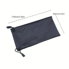 Men's Twist Woven Spandex Eyeglass Storage Bag for Traveling