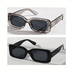 2pc Men's Square Frame Sunglasses Classic Style