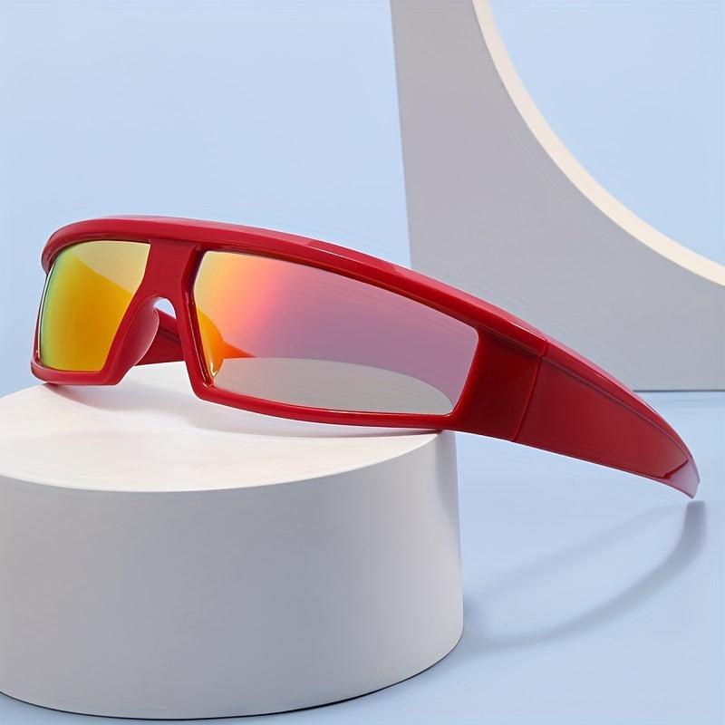 Y2K Small Cycling Sunglasses Men Women Colorful Coating Sun Glasses