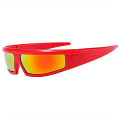 Y2K Small Cycling Sunglasses Men Women Colorful Coating Sun Glasses