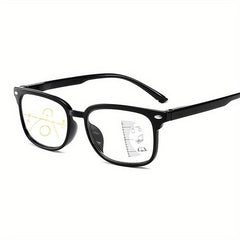 Men's Multifocal Reading Glasses Anti Light Reading Eyeglasses