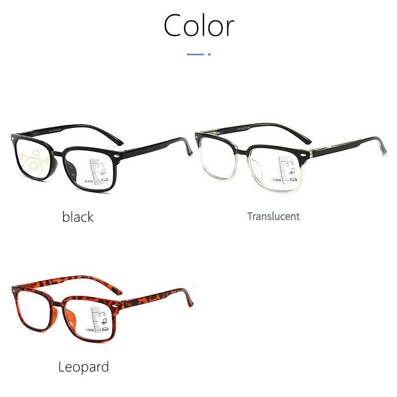 Men's Multifocal Reading Glasses Anti Light Reading Eyeglasses