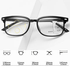 Men's Multifocal Reading Glasses Anti Light Reading Eyeglasses