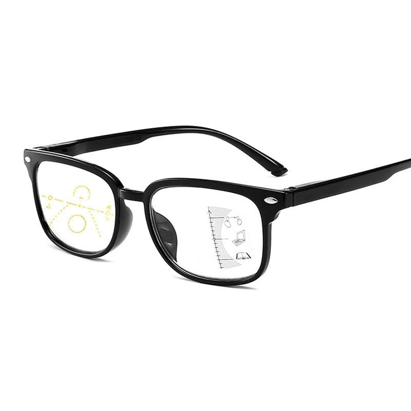 Men's Multifocal Reading Glasses Anti Light Reading Eyeglasses
