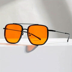 Aviator Sunglasses Metal Temple Gradient UV400