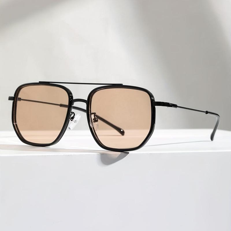 Aviator Sunglasses Metal Temple Gradient UV400