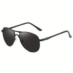 Top Bar Aviator Sunglasses For Men Women Polarized Outdoor Glasses