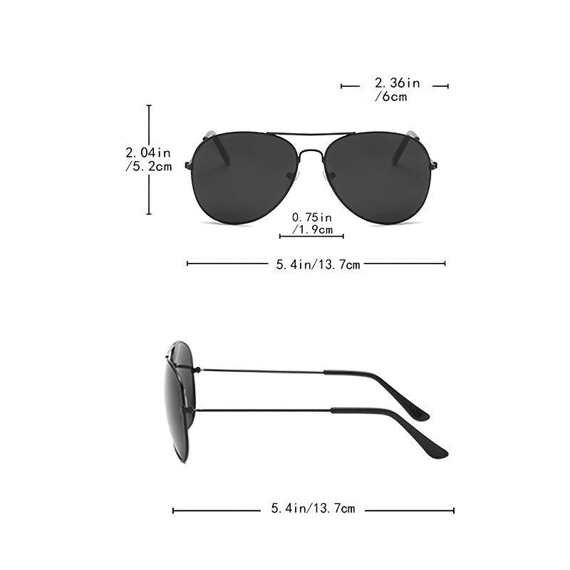 Gradient Aviator Sunglasses Flash Lense UV Protection