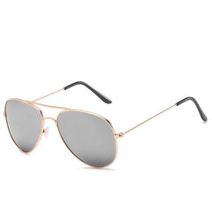 Gradient Aviator Sunglasses Flash Lense UV Protection