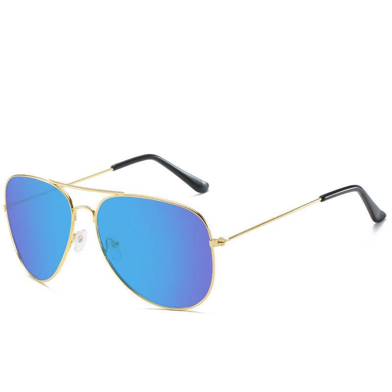 Gradient Aviator Sunglasses Flash Lense UV Protection