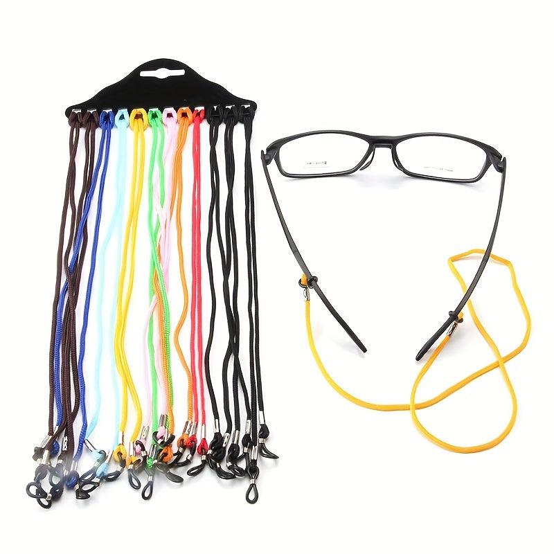 12pcs Random Glasses Rope Non-slip Lanyard Colorful Rope Sunglasses Accessories