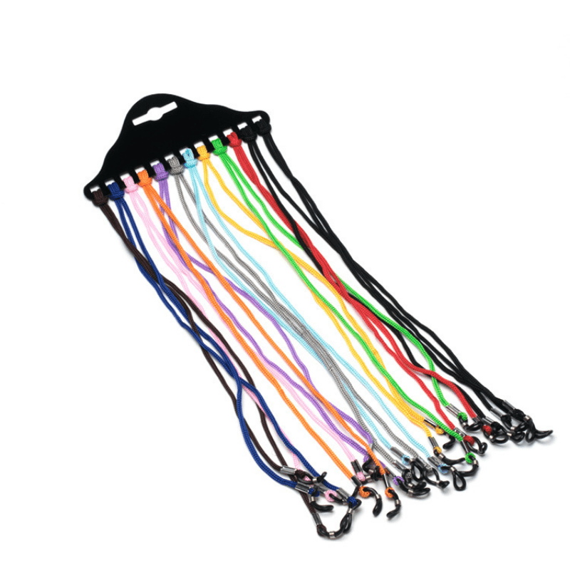 12pcs Random Glasses Rope Non-slip Lanyard Colorful Rope Sunglasses Accessories
