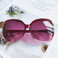 Camellia Large Sunglasses for Women Gradient Anti Glare UV400
