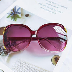 Camellia Large Sunglasses for Women Gradient Anti Glare UV400