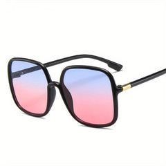 Square Sunglasses Casual Gradient Lens Lightweight Glasses UV400