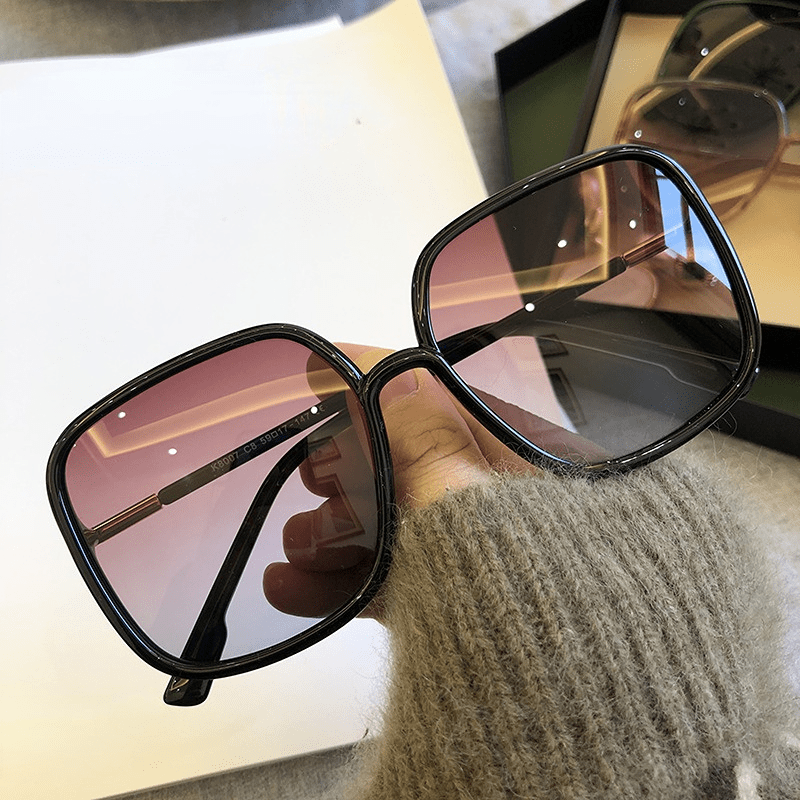 Square Sunglasses Casual Gradient Lens Lightweight Glasses UV400