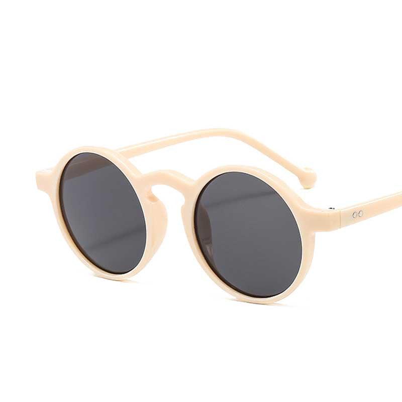Men's Small Round Frame Sunglasses Vintage Classic Outdoor Leisure Driving