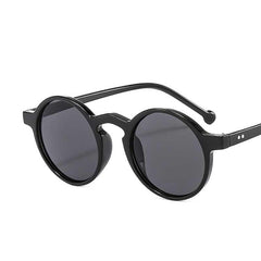 Men's Small Round Frame Sunglasses Vintage Classic Outdoor Leisure Driving