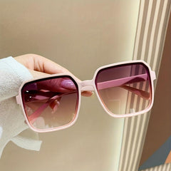 Large Square Sunglasses Jelly Summer UV400 Sun Shades Glasses