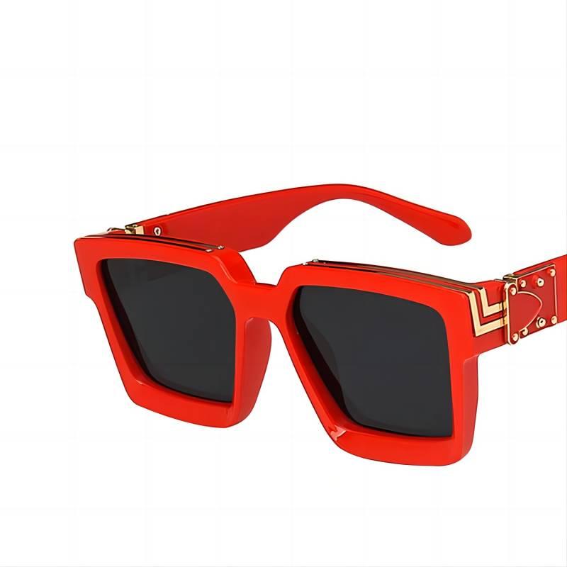 Vintage Square Sunglasses Leopard Polarized UV Protection Shades