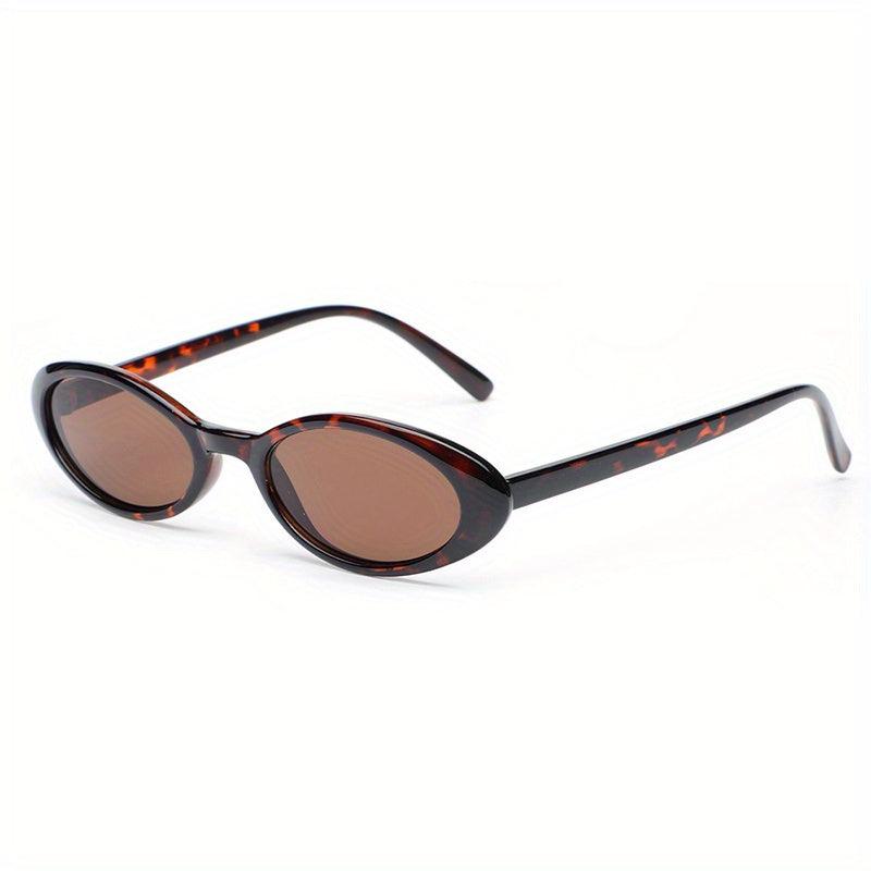 Vintage Oval Frame Sunglasses UV400